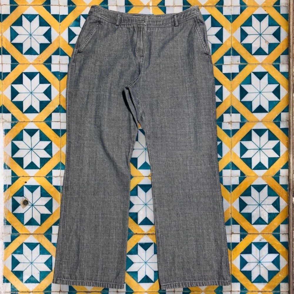 Jones Wear Sport Jeans Womens 14 Straight Leg Denim Pants Ladies Med. Wash Blue